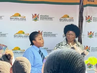 Deputy Minister Mhaule Monitors 2026 Matric Exams in Mpumalanga